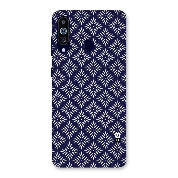 White Petals Pattern Back Case for Galaxy A60