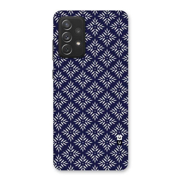 White Petals Pattern Back Case for Galaxy A72