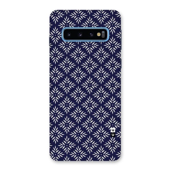 White Petals Pattern Back Case for Galaxy S10