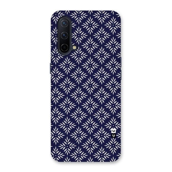 White Petals Pattern Back Case for OnePlus Nord CE 5G