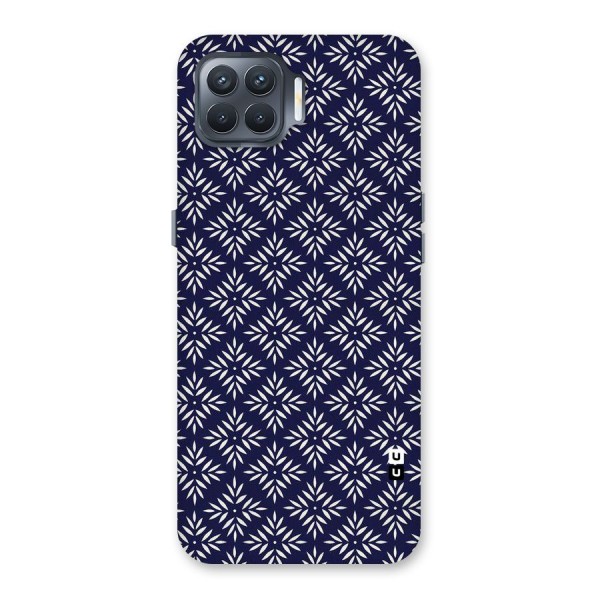 White Petals Pattern Back Case for Oppo F17 Pro