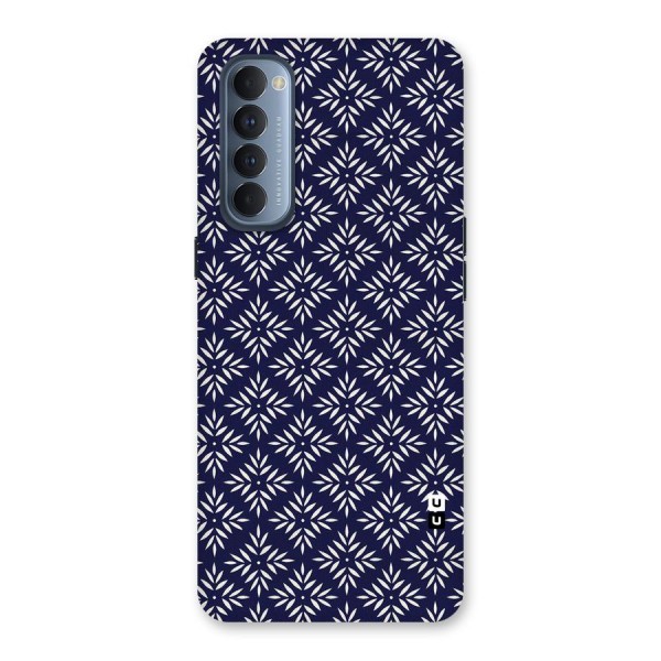 White Petals Pattern Back Case for Reno4 Pro