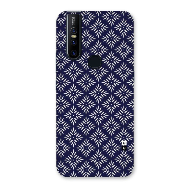 White Petals Pattern Back Case for Vivo V15