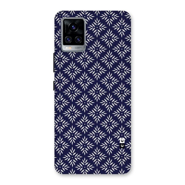 White Petals Pattern Back Case for Vivo V20 Pro