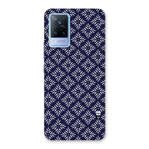 White Petals Pattern Back Case for Vivo V21 5G