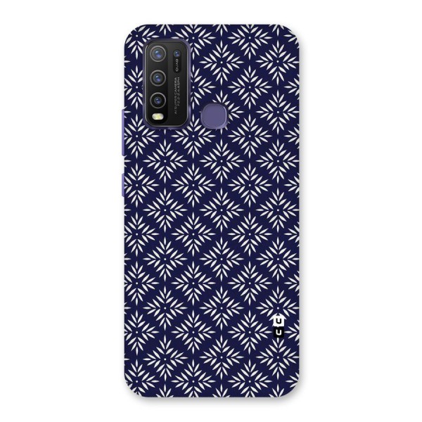 White Petals Pattern Back Case for Vivo Y30