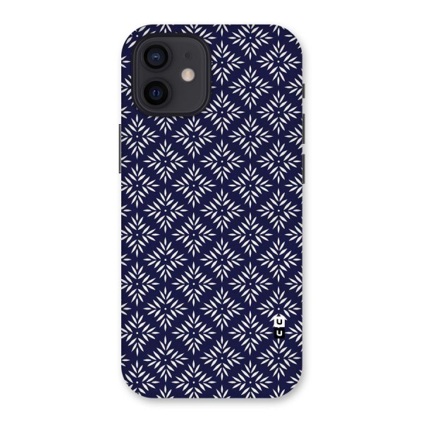 White Petals Pattern Back Case for iPhone 12