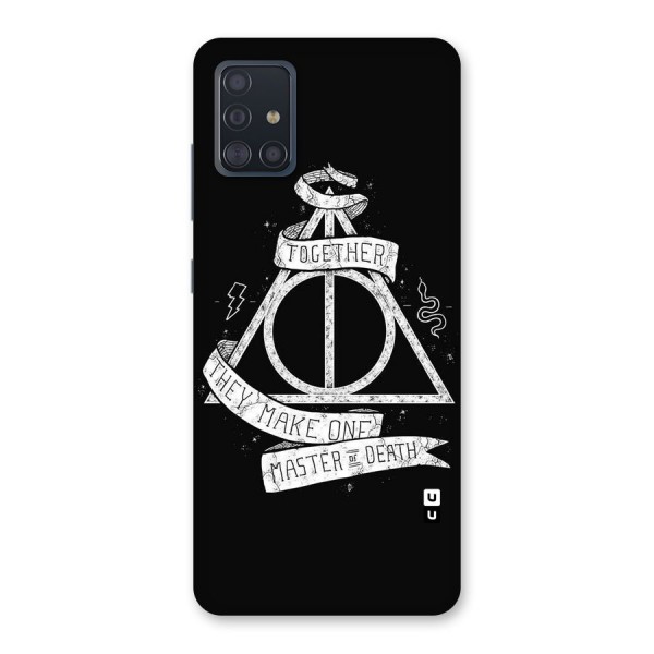 White Ribbon Back Case for Galaxy A51