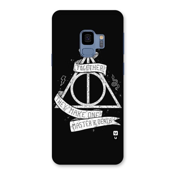 White Ribbon Back Case for Galaxy S9