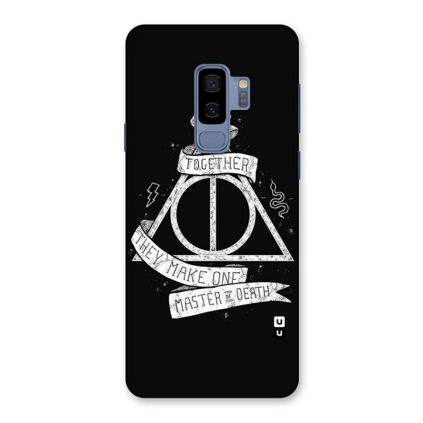 White Ribbon Back Case for Galaxy S9 Plus