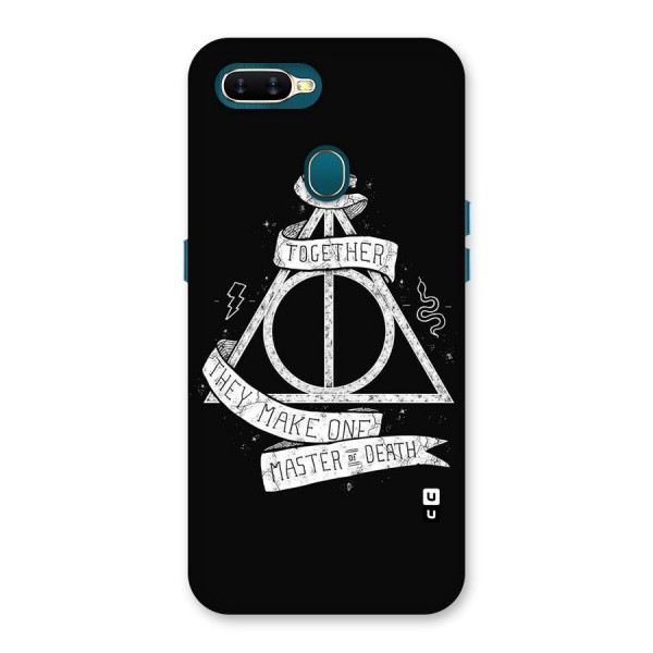 White Ribbon Back Case for Oppo A7