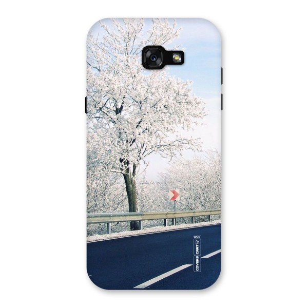 White Snow Tree Back Case for Galaxy A7 (2017)