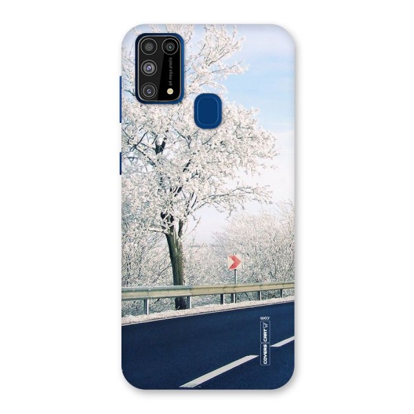 White Snow Tree Back Case for Galaxy F41