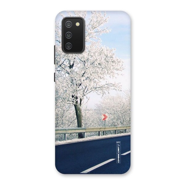 White Snow Tree Back Case for Galaxy M02s