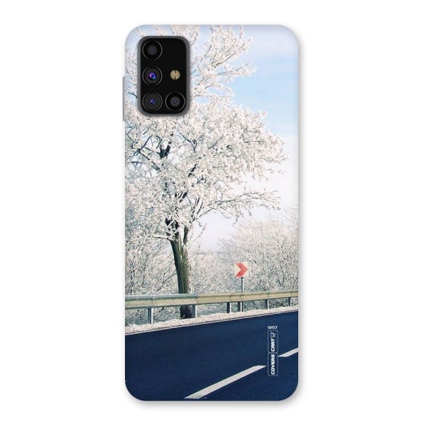 White Snow Tree Back Case for Galaxy M31s