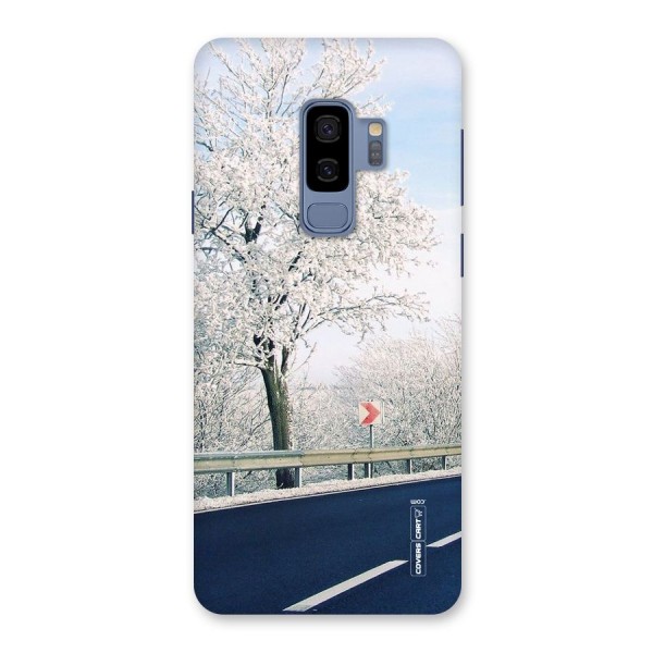 White Snow Tree Back Case for Galaxy S9 Plus