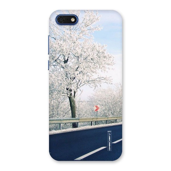 White Snow Tree Back Case for Honor 7s