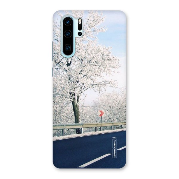 White Snow Tree Back Case for Huawei P30 Pro