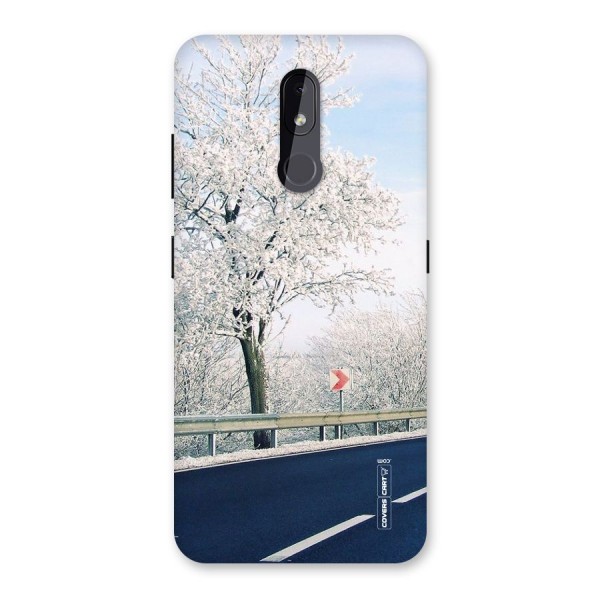 White Snow Tree Back Case for Nokia 3.2