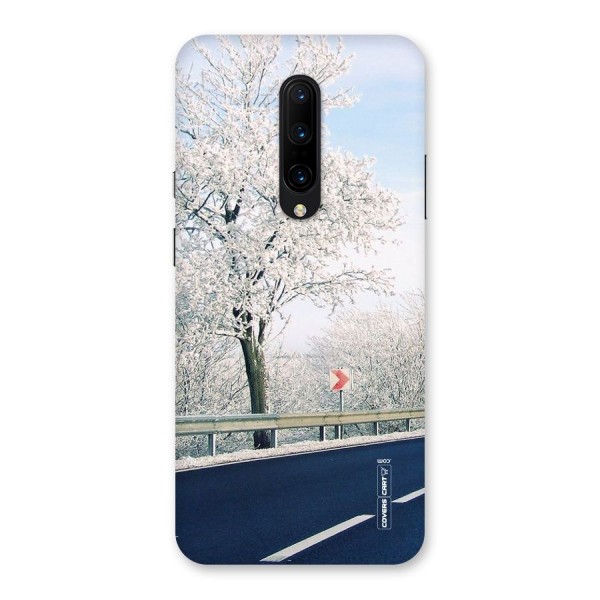 White Snow Tree Back Case for OnePlus 7 Pro