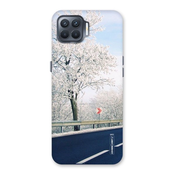 White Snow Tree Back Case for Oppo F17 Pro