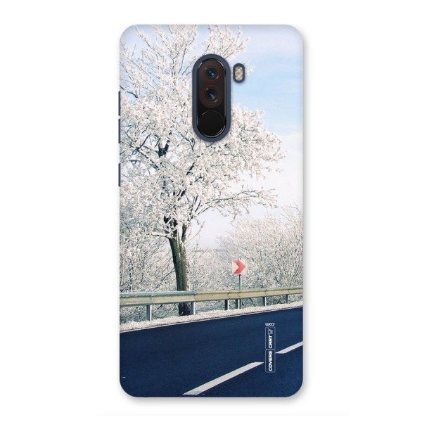 White Snow Tree Back Case for Poco F1