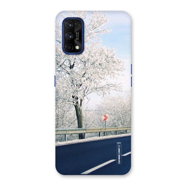 White Snow Tree Back Case for Realme 7 Pro