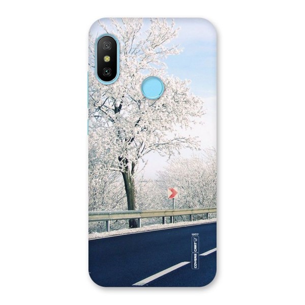 White Snow Tree Back Case for Redmi 6 Pro