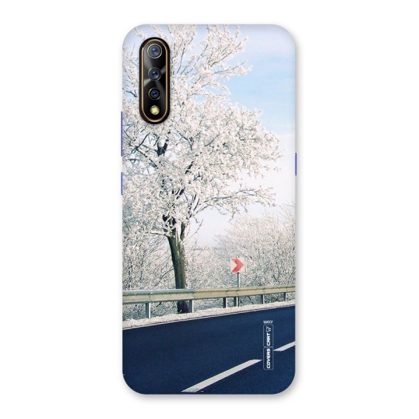 White Snow Tree Back Case for Vivo S1