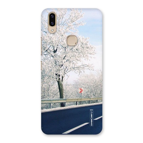 White Snow Tree Back Case for Vivo V9