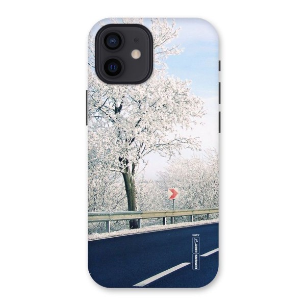 White Snow Tree Back Case for iPhone 12