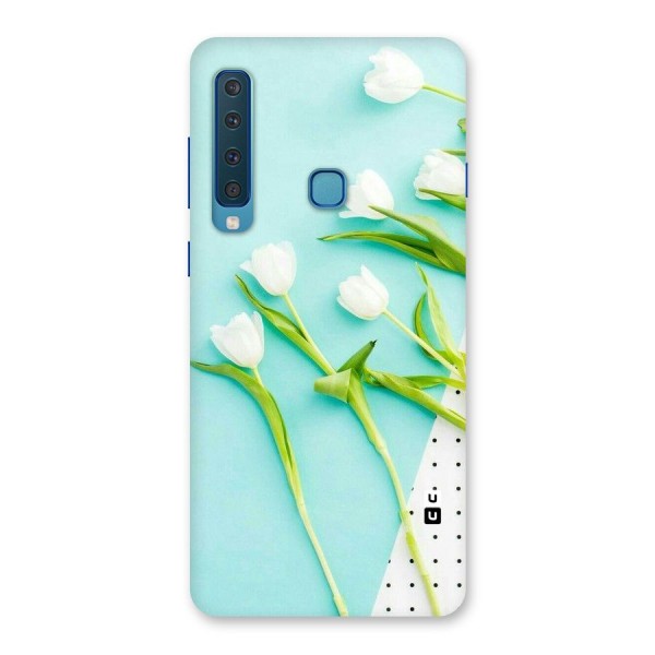 White Tulips Back Case for Galaxy A9 (2018)