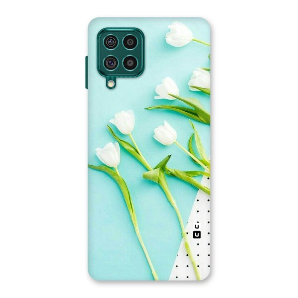 White Tulips Back Case for Galaxy F62