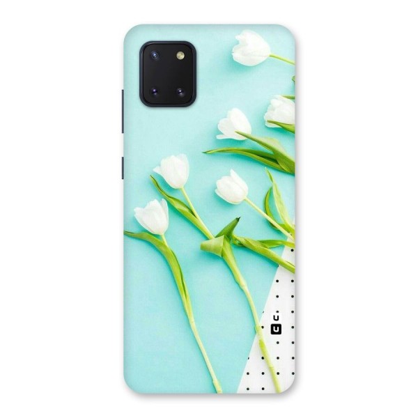 White Tulips Back Case for Galaxy Note 10 Lite