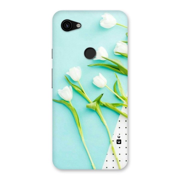 White Tulips Back Case for Google Pixel 3a XL