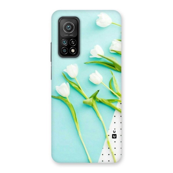 White Tulips Back Case for Mi 10T Pro 5G