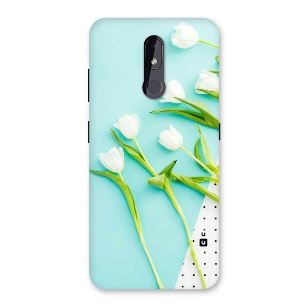 White Tulips Back Case for Nokia 3.2