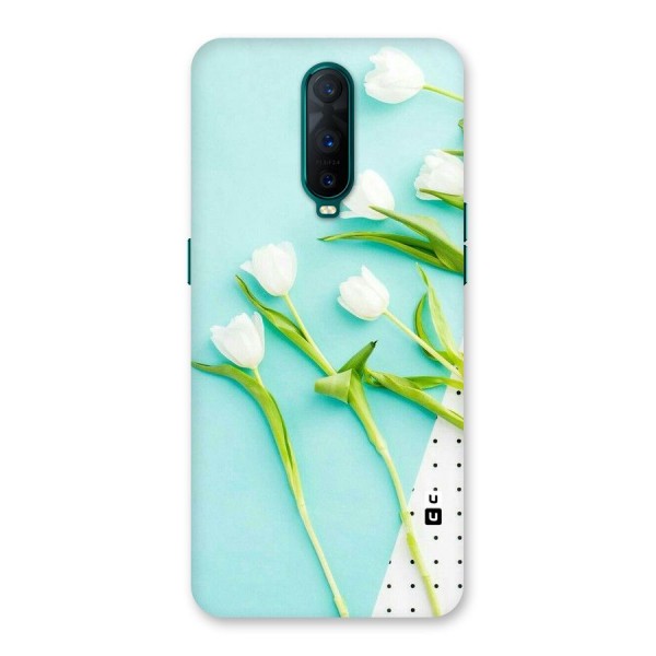 White Tulips Back Case for Oppo R17 Pro