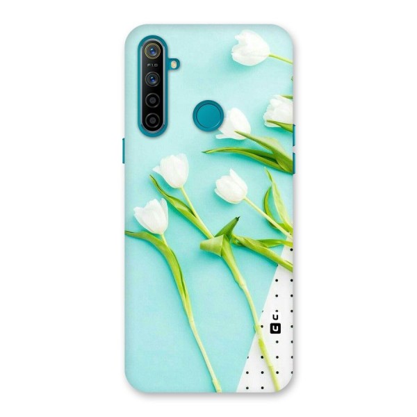 White Tulips Back Case for Realme 5i