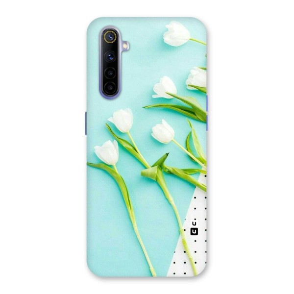 White Tulips Back Case for Realme 6