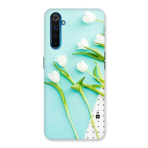 White Tulips Back Case for Realme 6 Pro