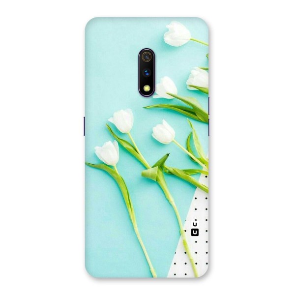 White Tulips Back Case for Realme X