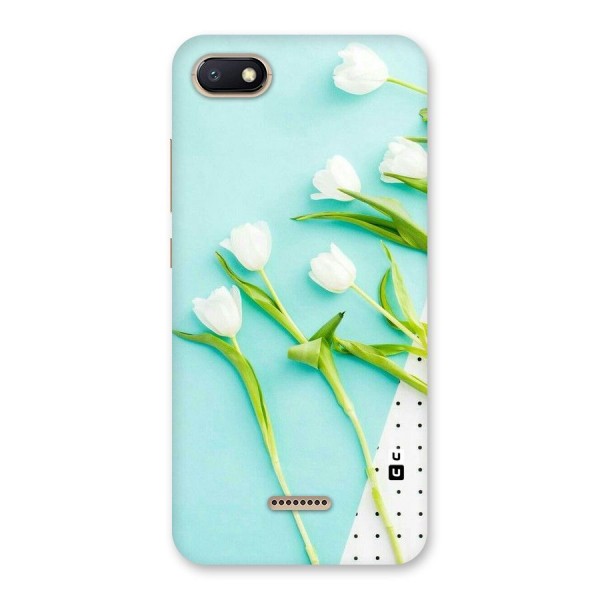 White Tulips Back Case for Redmi 6A