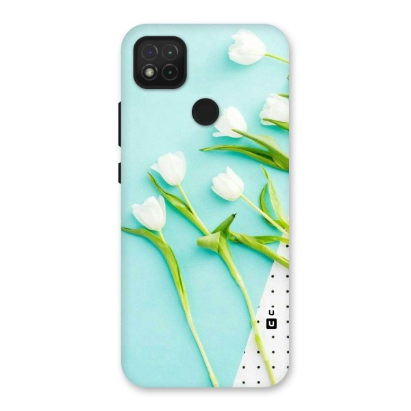 White Tulips Back Case for Redmi 9C