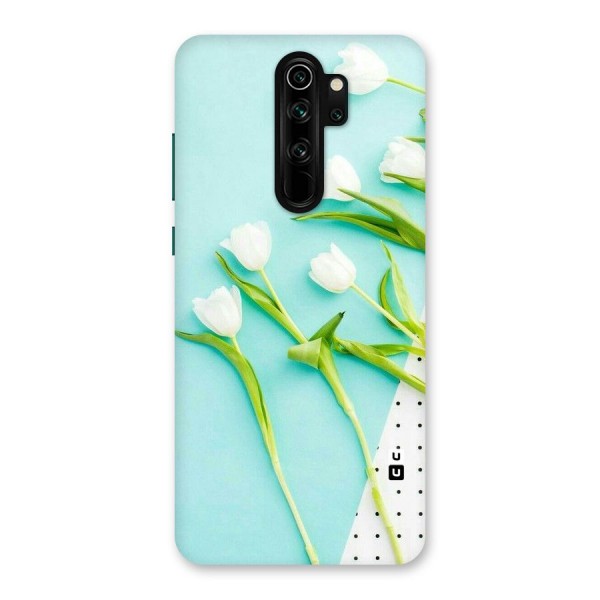 White Tulips Back Case for Redmi Note 8 Pro