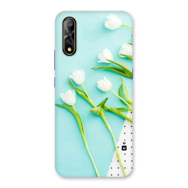 White Tulips Back Case for Vivo S1