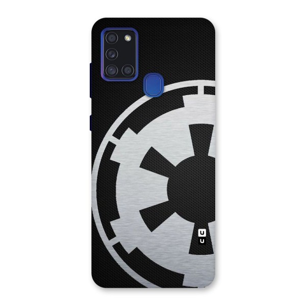 White Wheel Back Case for Galaxy A21s