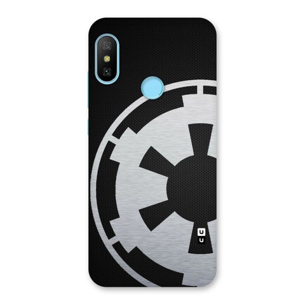 White Wheel Back Case for Redmi 6 Pro