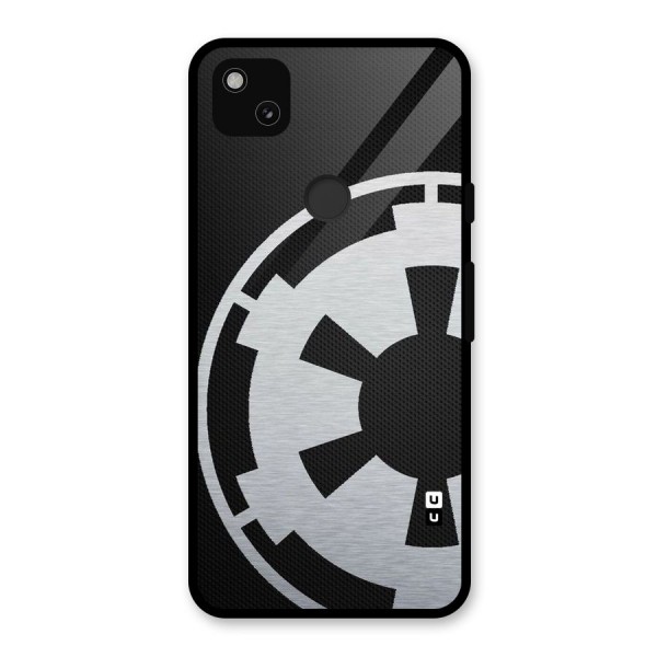 White Wheel Glass Back Case for Google Pixel 4a