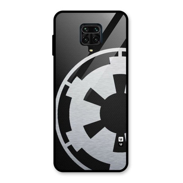 White Wheel Glass Back Case for Poco M2 Pro